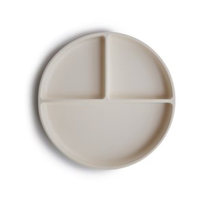 Mushie Silicone Plate - Ivory